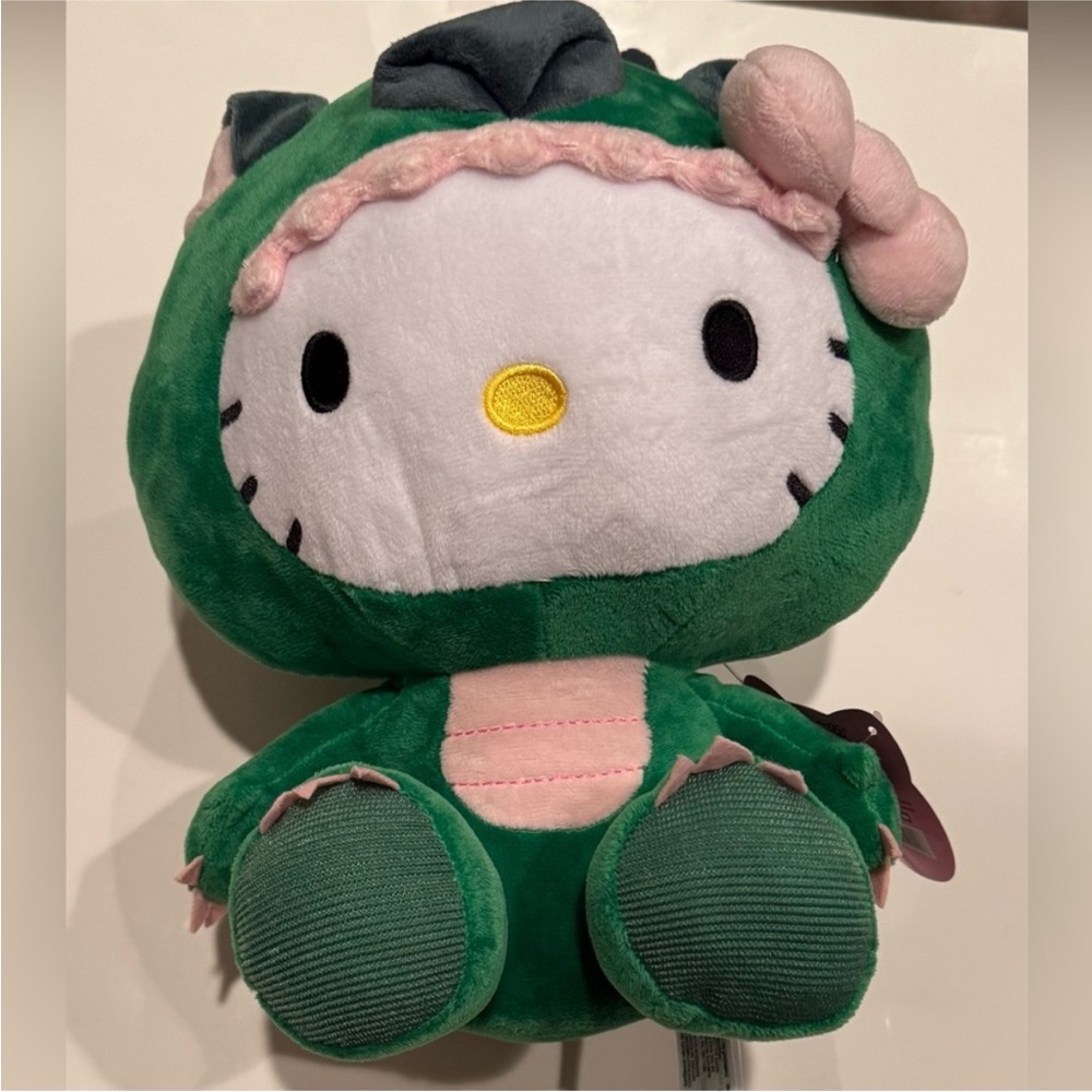 Hello Kitty Sanrio Green Dragon Plush Stuffed Animal